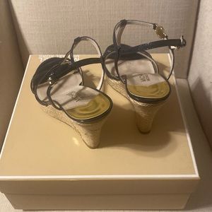 Michael Kors Wedge, Navy Blue, worn only a few times in excellent condition.